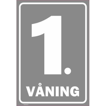 Numrering av våningsrader