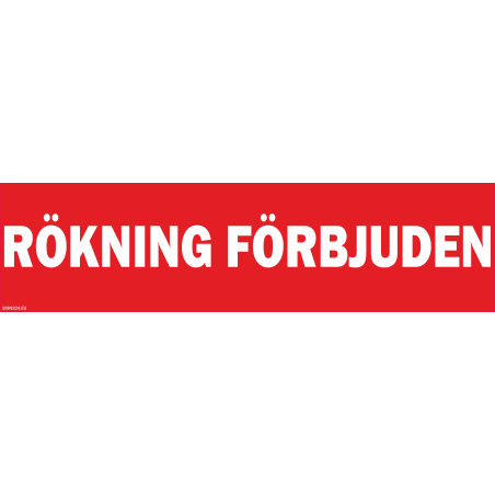 Rökförbudsskyltar