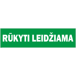 Rūkymo ženklų nėra