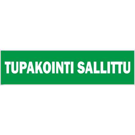 Tupakointi kielletty