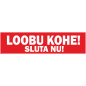 Kyltti Tupakointi tappaa - lopeta nyt!